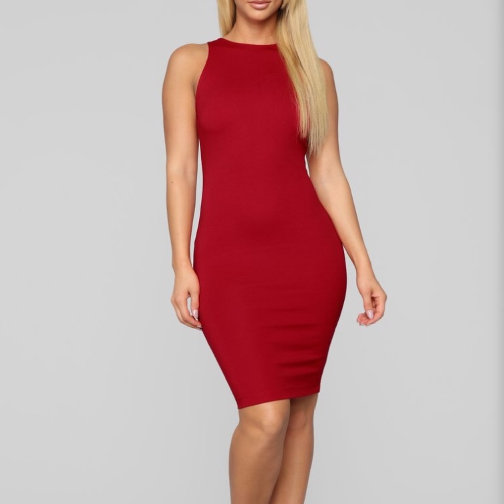 Red dress
